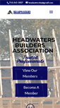 Mobile Screenshot of headwatersbuilders.com
